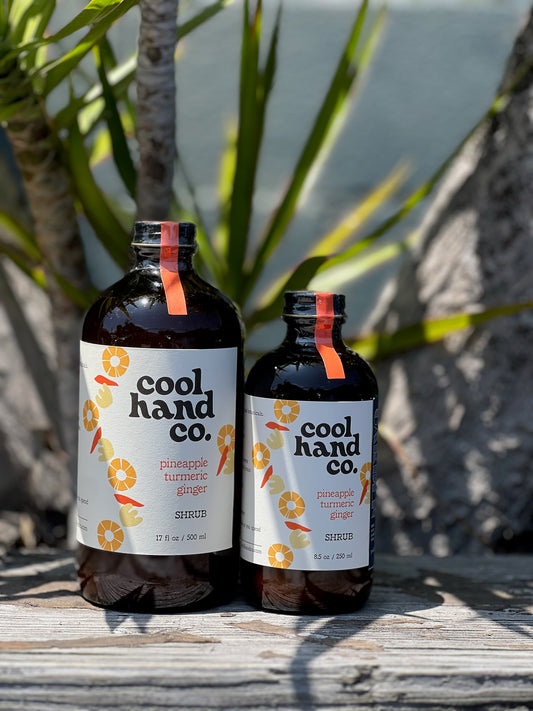 Cool Hand Pineapple Tumeric Ginger Shrub 8.5oz