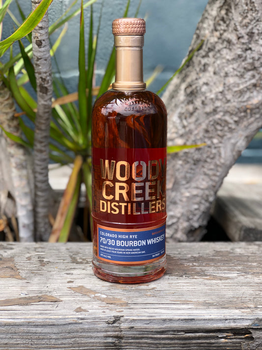 Woody Creek Distillers High Rye Bourbon 70/30